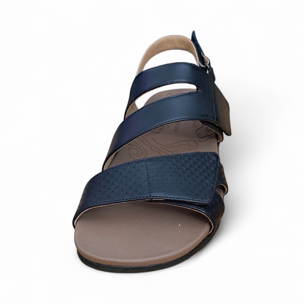 Rockport, Sold out Black,Wide 7.5 Women’s Ridge Sandals with Velcro! New in box!